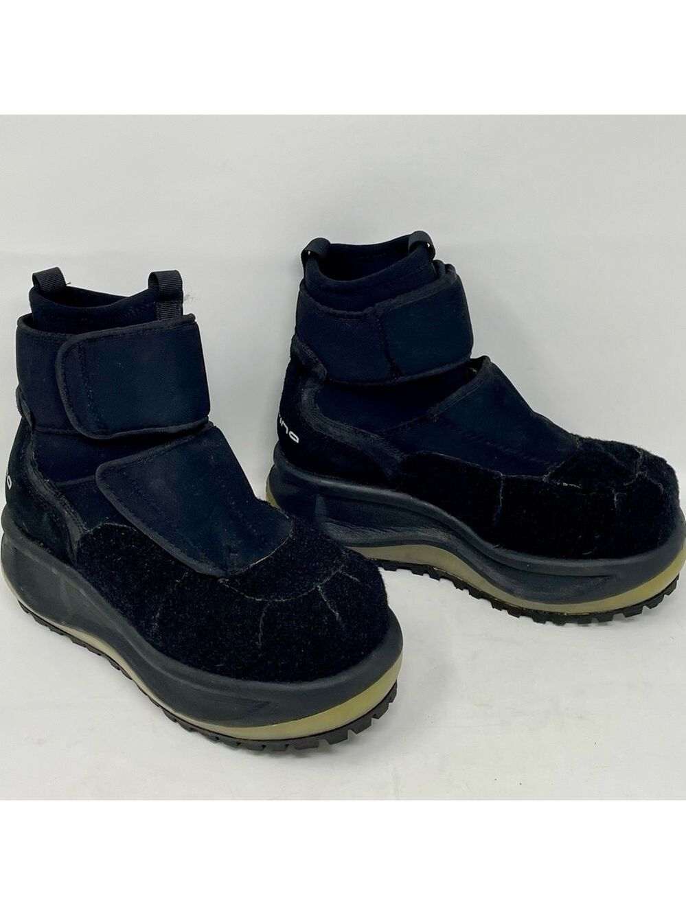 Rare Vibram Fornaria Black Winter Platform Boots Size 7